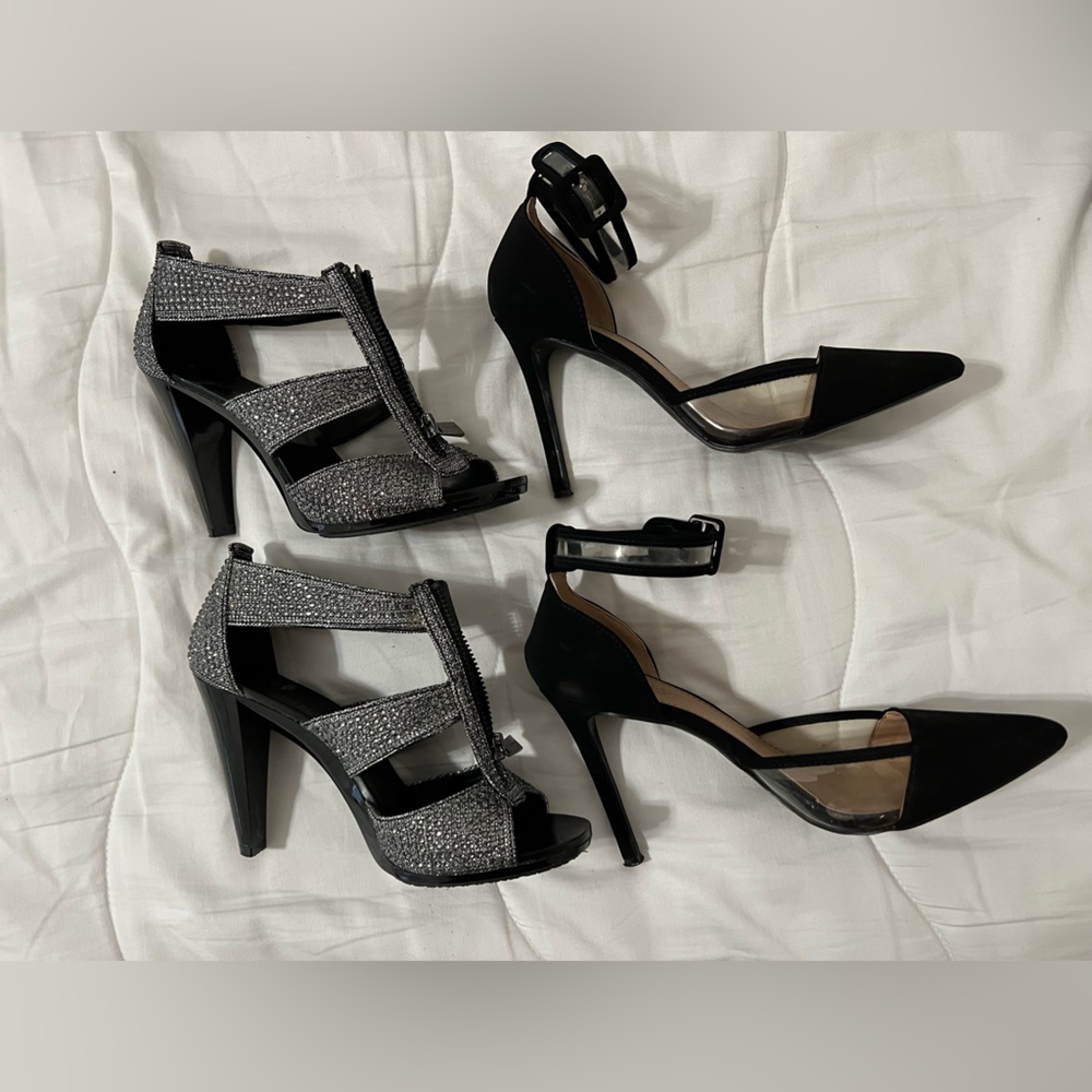 Heels/ Michael kors size 6 1/2 and Charlotte Russe size 7/ take both for $50